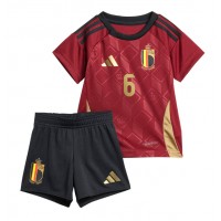 Camiseta Bélgica Axel Witsel #6 Primera Equipación para niños Eurocopa 2024 manga corta (+ pantalones cortos)